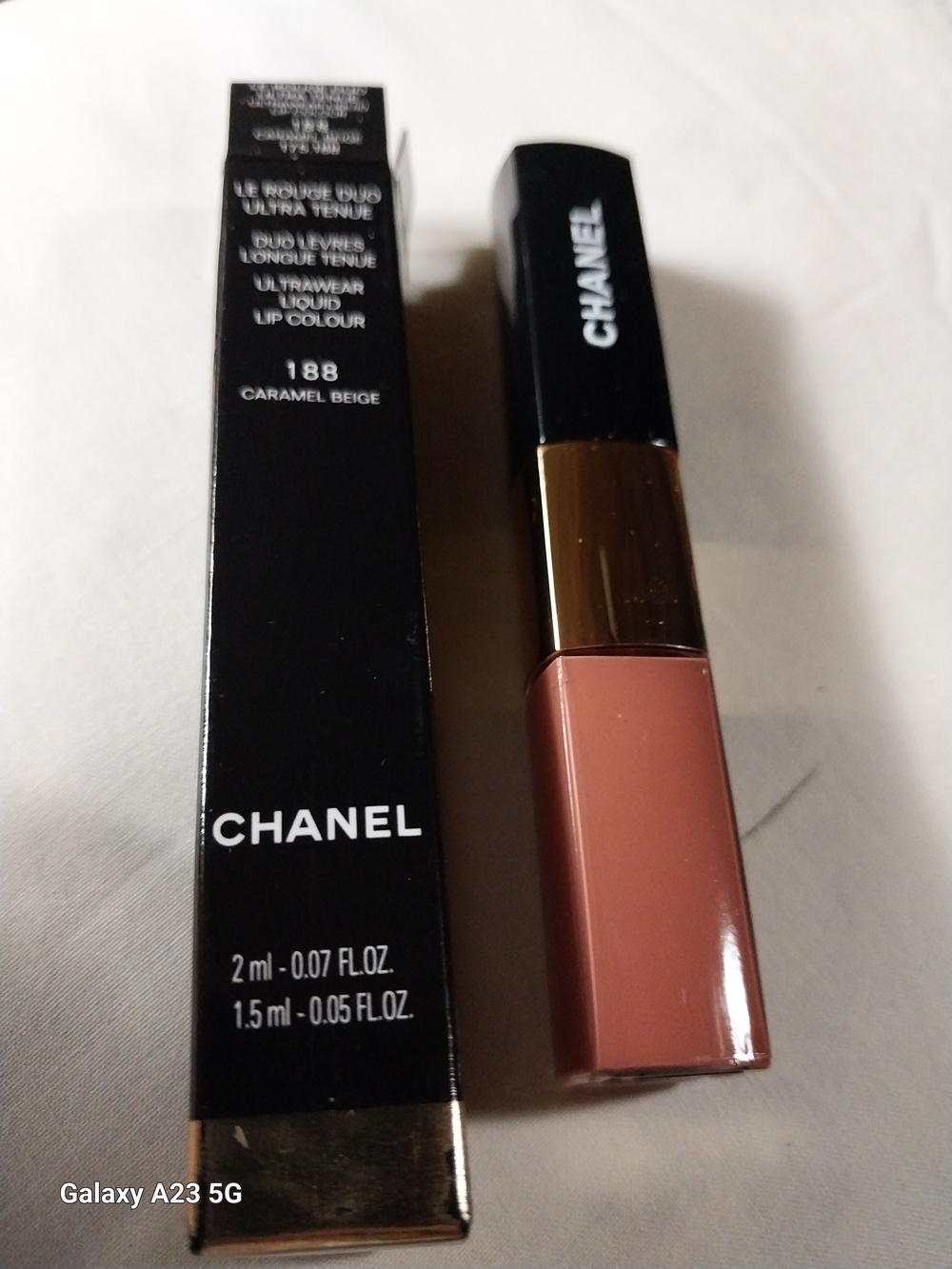 CHANEL Le Rouge Duo Ultra Tenue Caramel Beige 188 Lip Color NWT